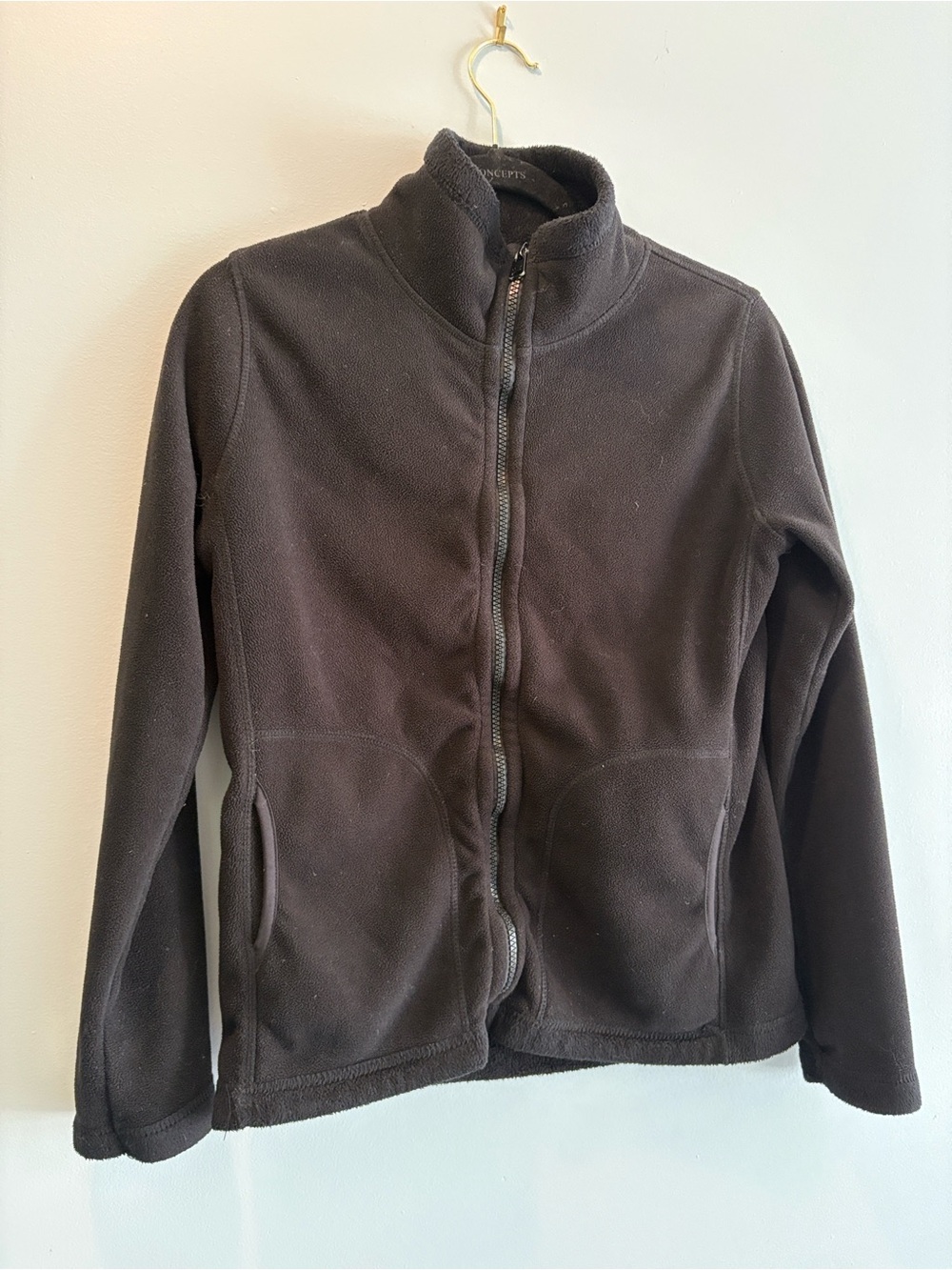 Black Full-Zip Fleece Jacket